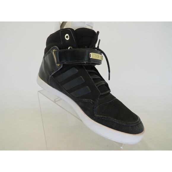Adidas Black Laces Strap Athletic Casual Shoes Sneakers Mens Size 9.5 M main image 11